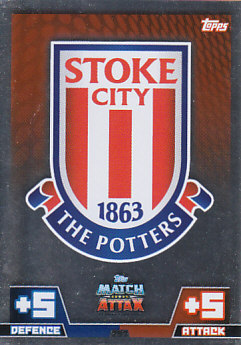 Club Badge Stoke City 2014/15 Topps Match Attax #253